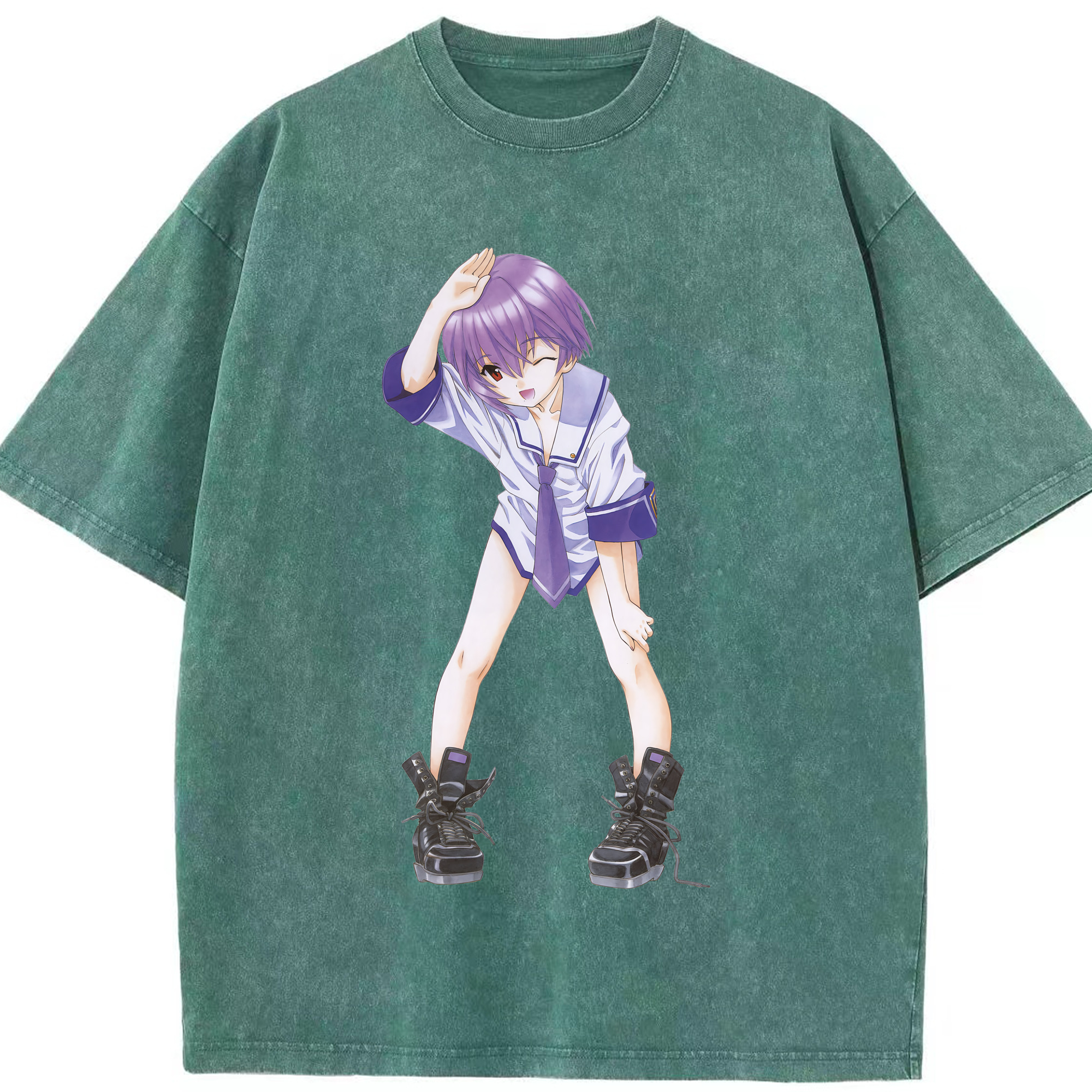 （画像用） EVA 新世紀エヴァンゲリオン 綿100% ヴィンテージ風 半袖Tシャツ（フロントプリント）